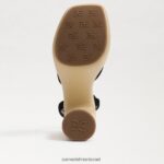 נשים הַנעָלָה Sam Edelman עקב פלטפורמה של גרייסון זמש שחור 4XL22X668 - Image 6