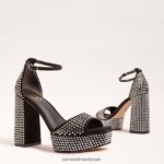 נשים הַנעָלָה Sam Edelman עקב פלטפורמה של נלי גליץ שָׁחוֹר 4XL22X453 - Image 7