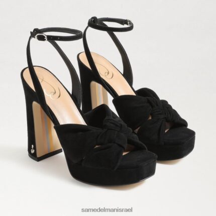 נשים הַנעָלָה Sam Edelman עקב פלטפורמה של קריסטן זמש שחור 4XL22X819