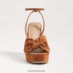 נשים הַנעָלָה Sam Edelman עקב פלטפורמה של קריסטן גבול חום 4XL22X820 - Image 3
