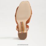 נשים הַנעָלָה Sam Edelman עקב פלטפורמה של קריסטן גבול חום 4XL22X820 - Image 6