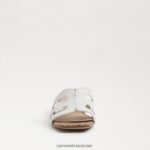 נשים הַנעָלָה Sam Edelman עקב פרד winslow לבן בוהק 4XL22X354 - Image 3