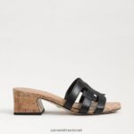 נשים הַנעָלָה Sam Edelman עקב פרד winslow עור שחור 4XL22X356 - Image 2