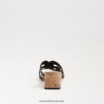 נשים הַנעָלָה Sam Edelman עקב פרד winslow עור שחור 4XL22X356 - Image 5