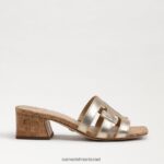 נשים הַנעָלָה Sam Edelman עקב פרד winslow עלה זהב 4XL22X357 - Image 2