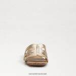 נשים הַנעָלָה Sam Edelman עקב פרד winslow עלה זהב 4XL22X357 - Image 3