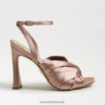 נשים הַנעָלָה Sam Edelman עקב רצועות לבנדר סאטן פרלינה 4XL22X948 - Image 2
