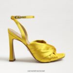 נשים הַנעָלָה Sam Edelman עקב רצועות לבנדר סאטן אוקר 4XL22X947 - Image 2