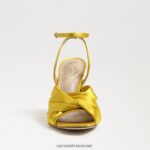 נשים הַנעָלָה Sam Edelman עקב רצועות לבנדר סאטן אוקר 4XL22X947 - Image 3