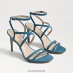 נשים הַנעָלָה Sam Edelman עקב רצועות של delanie אינדיגו פראי 4XL22X652