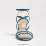 נשים הַנעָלָה Sam Edelman עקב רצועות של delanie אינדיגו פראי 4XL22X652 - Image 3