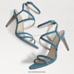 נשים הַנעָלָה Sam Edelman עקב רצועות של delanie אינדיגו פראי 4XL22X652 - Image 7