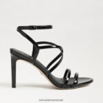 נשים הַנעָלָה Sam Edelman עקב רצועות של delanie שָׁחוֹר 4XL22X648 - Image 2