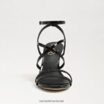 נשים הַנעָלָה Sam Edelman עקב רצועות של delanie שָׁחוֹר 4XL22X648 - Image 3