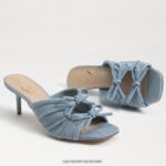 נשים הַנעָלָה Sam Edelman עקב רצועות pia כְּחוֹל 4XL22X596 - Image 7