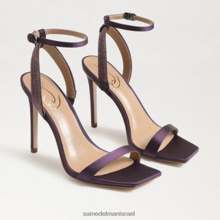 נשים הַנעָלָה Sam Edelman עקב רצועת קרסול אופליה סאטן חצילים 4XL22X539