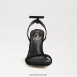 נשים הַנעָלָה Sam Edelman עקב רצועת קרסול אופליה זמש שחור 4XL22X537 - Image 3