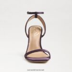 נשים הַנעָלָה Sam Edelman עקב רצועת קרסול אופליה סאטן חצילים 4XL22X539 - Image 3