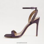 נשים הַנעָלָה Sam Edelman עקב רצועת קרסול אופליה סאטן חצילים 4XL22X539 - Image 4