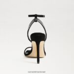 נשים הַנעָלָה Sam Edelman עקב רצועת קרסול אופליה זמש שחור 4XL22X537 - Image 5