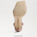 נשים הַנעָלָה Sam Edelman עקב רצועת קרסול אופליה פרלין רך 4XL22X536 - Image 6