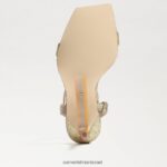 נשים הַנעָלָה Sam Edelman עקב רצועת קרסול אופליה מכרה זהב 4XL22X538 - Image 6