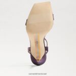 נשים הַנעָלָה Sam Edelman עקב רצועת קרסול אופליה סאטן חצילים 4XL22X539 - Image 6
