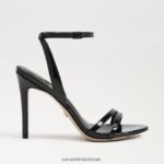 נשים הַנעָלָה Sam Edelman עקב רצועת קרסול ג'מי פטנט שחור 4XL22X672 - Image 2