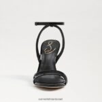 נשים הַנעָלָה Sam Edelman עקב רצועת קרסול ג'מי פטנט שחור 4XL22X672 - Image 3