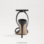 נשים הַנעָלָה Sam Edelman עקב רצועת קרסול ג'מי פטנט שחור 4XL22X672 - Image 5