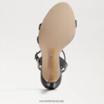 נשים הַנעָלָה Sam Edelman עקב רצועת קרסול ג'מי פטנט שחור 4XL22X672 - Image 6