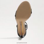 נשים הַנעָלָה Sam Edelman עקב רצועת קרסול ירקן פטנט שחור 4XL22X389 - Image 6