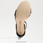 נשים הַנעָלָה Sam Edelman עקב רצועת קרסול ירקן זמש שחור 4XL22X392 - Image 6
