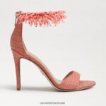 נשים הַנעָלָה Sam Edelman עקב רצועת קרסול עם חרוזים של גילי ורוד טיח 4XL22X605 - Image 2