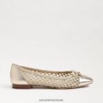 נשים הַנעָלָה Sam Edelman עשוי בלט שטוח מולבן טבעי 4XL22X372 - Image 2