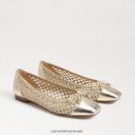 נשים הַנעָלָה Sam Edelman עשוי בלט שטוח מולבן טבעי 4XL22X372