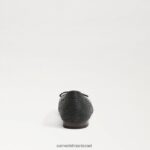 נשים הַנעָלָה Sam Edelman עשוי בלט שטוח שָׁחוֹר 4XL22X370 - Image 5