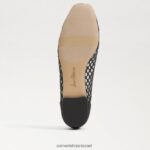 נשים הַנעָלָה Sam Edelman עשוי בלט שטוח שָׁחוֹר 4XL22X370 - Image 6