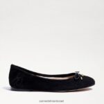 נשים הַנעָלָה Sam Edelman פליציה בלט שטוח זמש שחור 4XL22X133 - Image 2