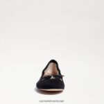 נשים הַנעָלָה Sam Edelman פליציה בלט שטוח זמש שחור 4XL22X133 - Image 3