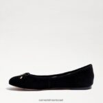 נשים הַנעָלָה Sam Edelman פליציה בלט שטוח זמש שחור 4XL22X133 - Image 4