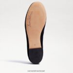 נשים הַנעָלָה Sam Edelman פליציה בלט שטוח זמש שחור 4XL22X133 - Image 6
