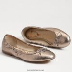 נשים הַנעָלָה Sam Edelman פליציה בלט שטוח נֶתֶך בְּדִיל וְעוֹפֶרֶת 4XL22X128 - Image 7