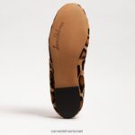 נשים הַנעָלָה Sam Edelman פליציה בלט שטוח נמר שזוף חדש 4XL22X124 - Image 6