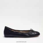 נשים הַנעָלָה Sam Edelman פליציה בלט שטוח עור שחור 4XL22X127 - Image 2