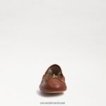 נשים הַנעָלָה Sam Edelman פליציה בלט שטוח עור אוכף 4XL22X123 - Image 3