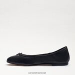 נשים הַנעָלָה Sam Edelman פליציה בלט שטוח עור שחור 4XL22X127 - Image 4