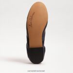 נשים הַנעָלָה Sam Edelman פליציה בלט שטוח עור נייבי 4XL22X126 - Image 6