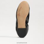 נשים הַנעָלָה Sam Edelman פליציה בלט שטוח פטנט שחור 4XL22X131 - Image 6