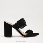 נשים הַנעָלָה Sam Edelman פרד עקב דלטון זמש שחור 4XL22X565 - Image 2